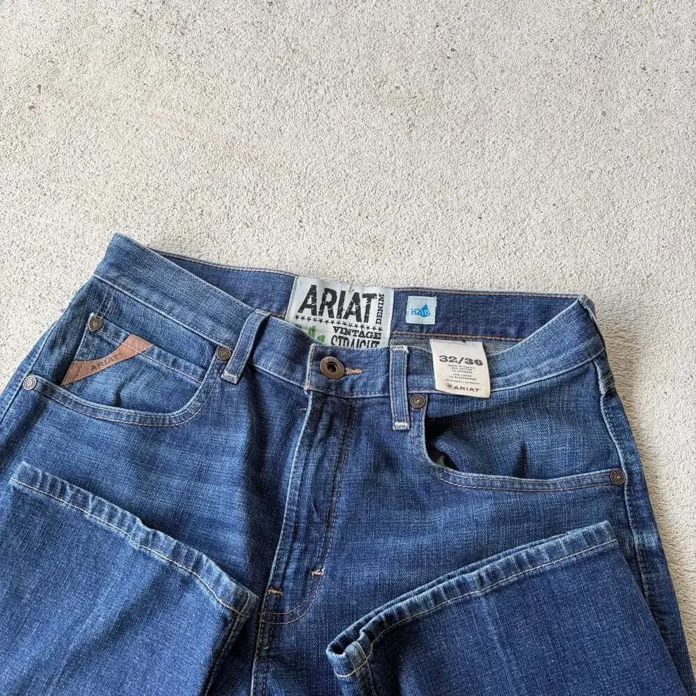 Ariat M1 Vintage Straight Leg H2O Denim Jeans Men's 32x36